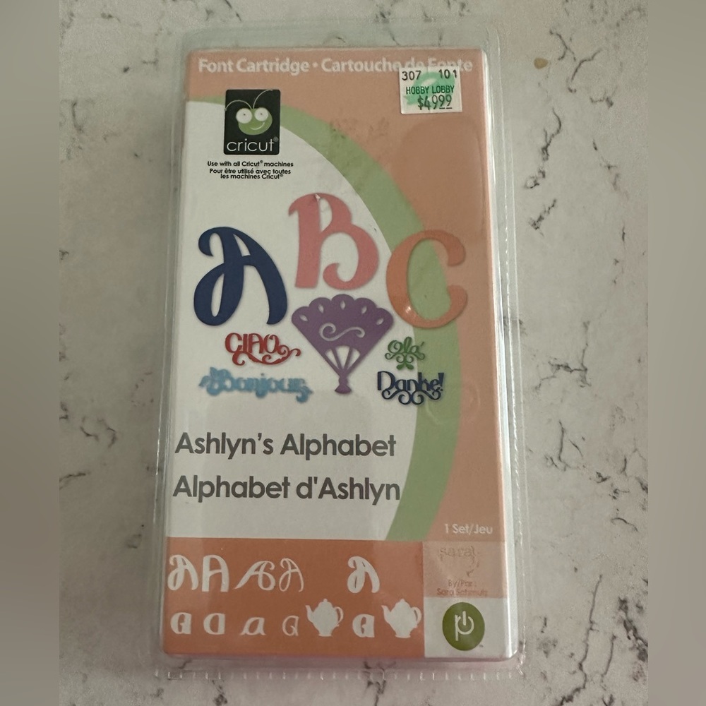 Ashlyn's Alphabet Cricut cartridge